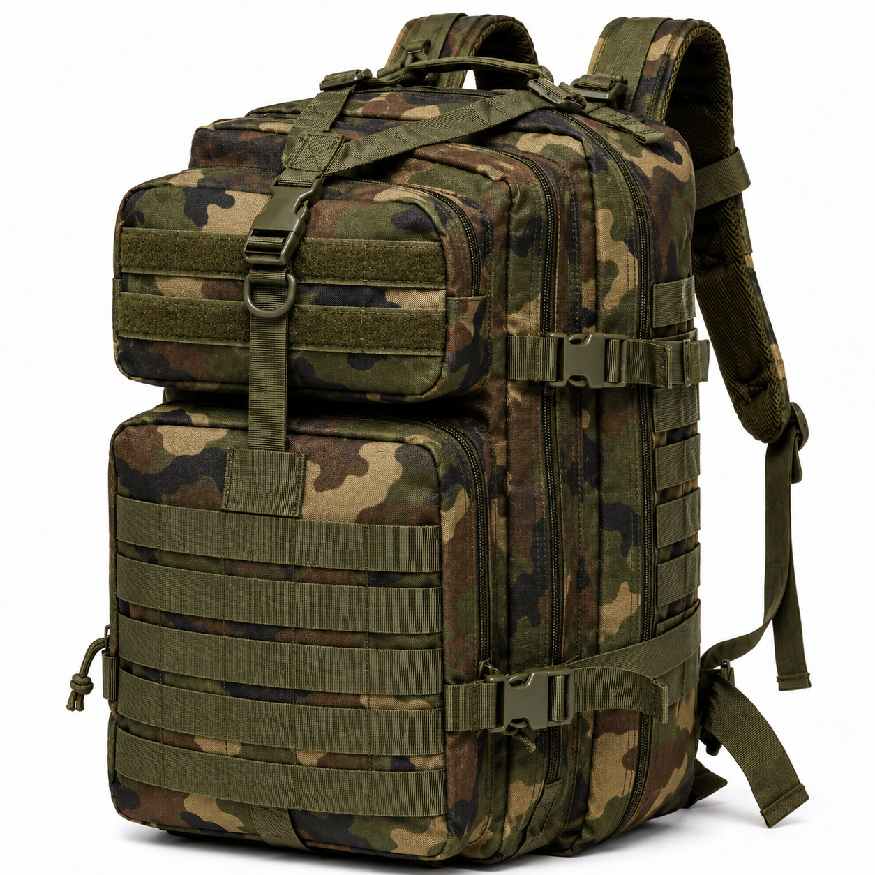 Taktický batoh 45L BlackAirsoft Ranger, s vlajkou na suchý zip 900D