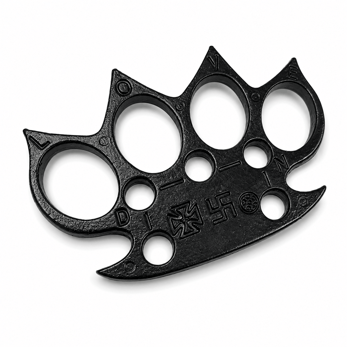 Черен метален бокс BlackAirsoft IRON FANG с 4 шипа