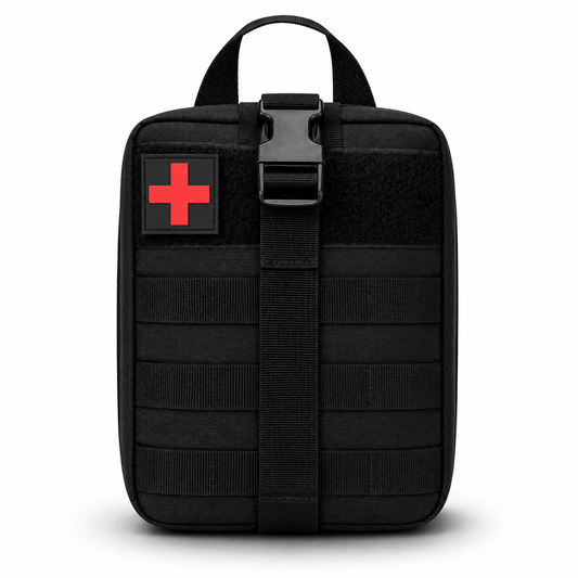 Trousse de premiers soins tactique MOLLE BlackAirsoft Rip-Away, sac médical de premiers secours