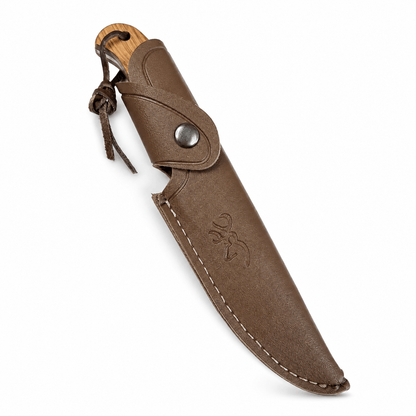 Ловен нож Browning Whitetail Legacy с дървена дръжка и кания