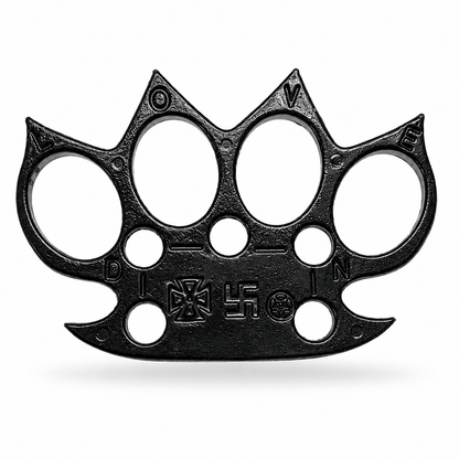 Черен метален бокс BlackAirsoft IRON FANG с 4 шипа