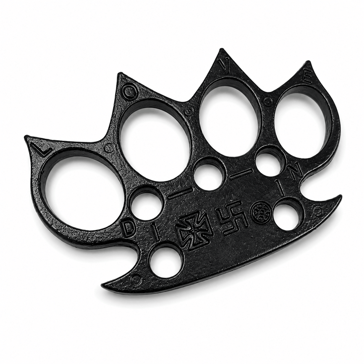 Черен метален бокс BlackAirsoft IRON FANG с 4 шипа