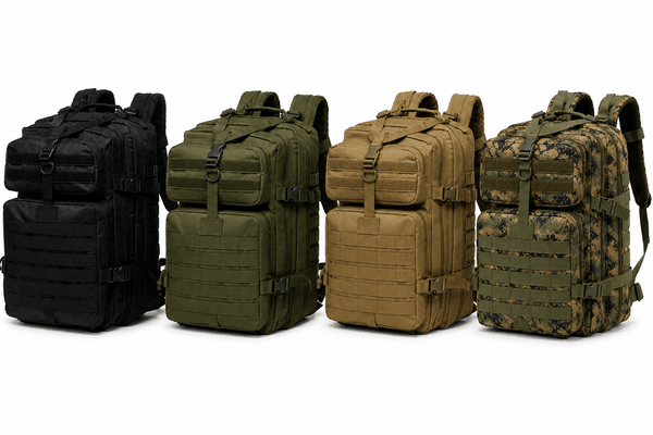 Тактическа раница 45L BlackAirsoft Ranger, с велкро флаг 900D