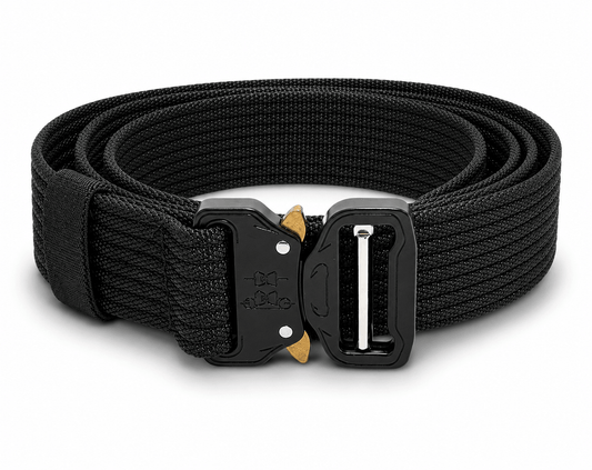 Ceinture tactique BlackAirsoft Cobra avec boucle métallique et fermeture rapide – 125 cm
