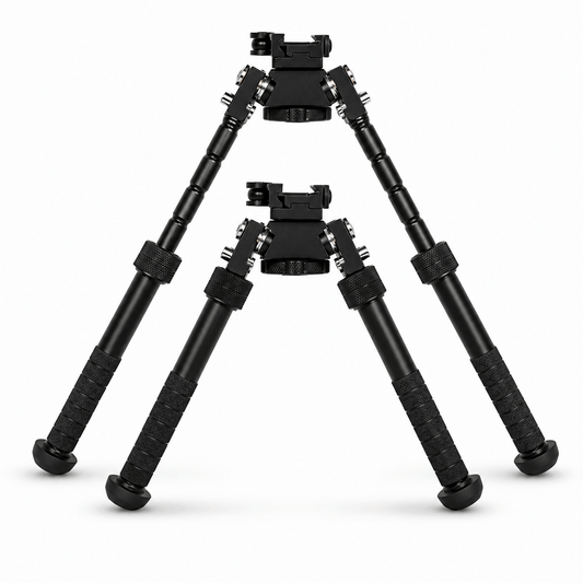 Bipied tactique BlackAirsoft EagleForce 16,5–22,9 cm pour KeyMod et Picatinny  