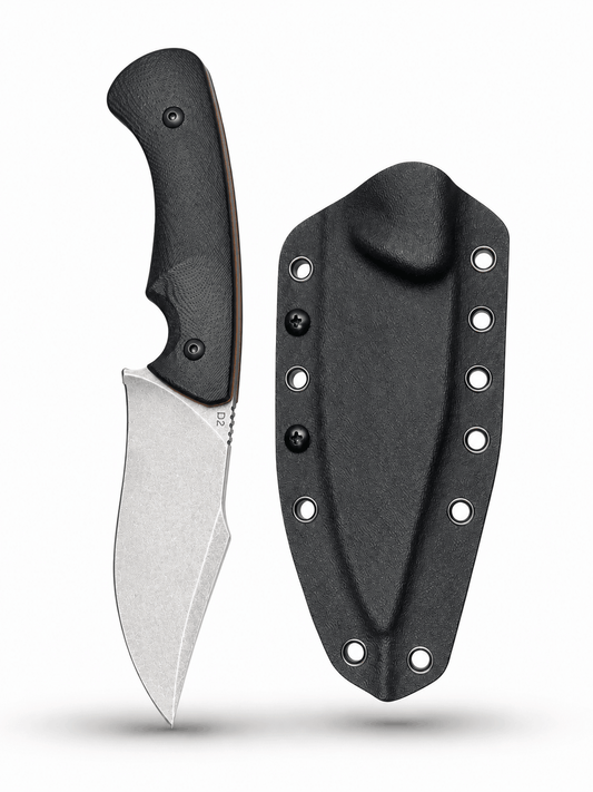 Couteau tactique BlackAirsoft HUNTER D2 avec étui KYDEX et manche G10 – 24 cm