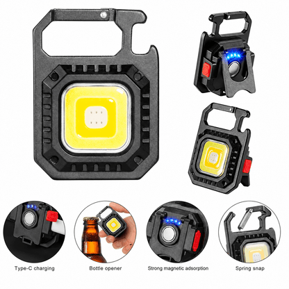 Мултифункционална LED лампа BlackAirsoft LUMEX с карабинер и магнит