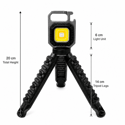 Мултифункционална LED лампа BlackAirsoft LUMEX с карабинер и магнит