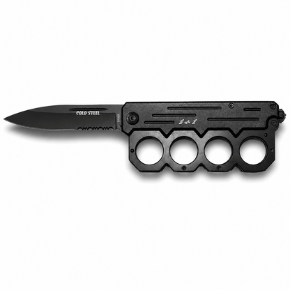Сгъваем нож тип бокс Cold Steel 1+1 с частично серетирано острие