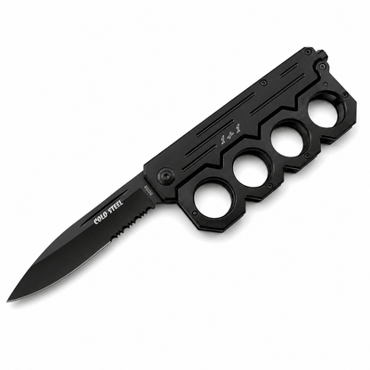 Сгъваем нож тип бокс Cold Steel 1+1 с частично серетирано острие