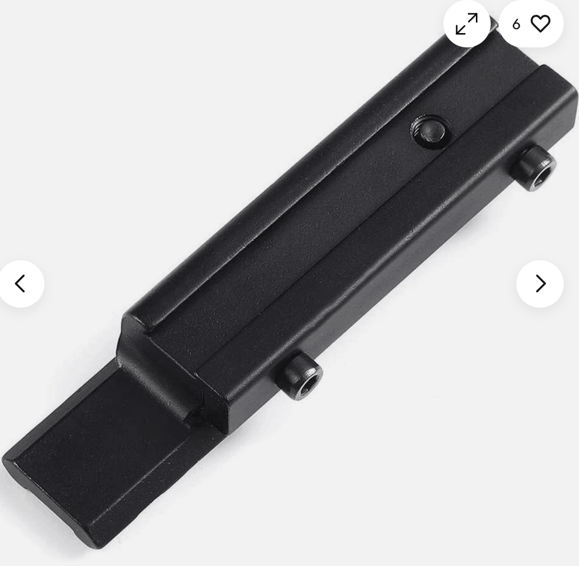 BlackAirsoft Enforose 11 mm към 21 mm Weaver/Picatinny адаптер за монтаж на оптика – 9 слота, нисък профил
