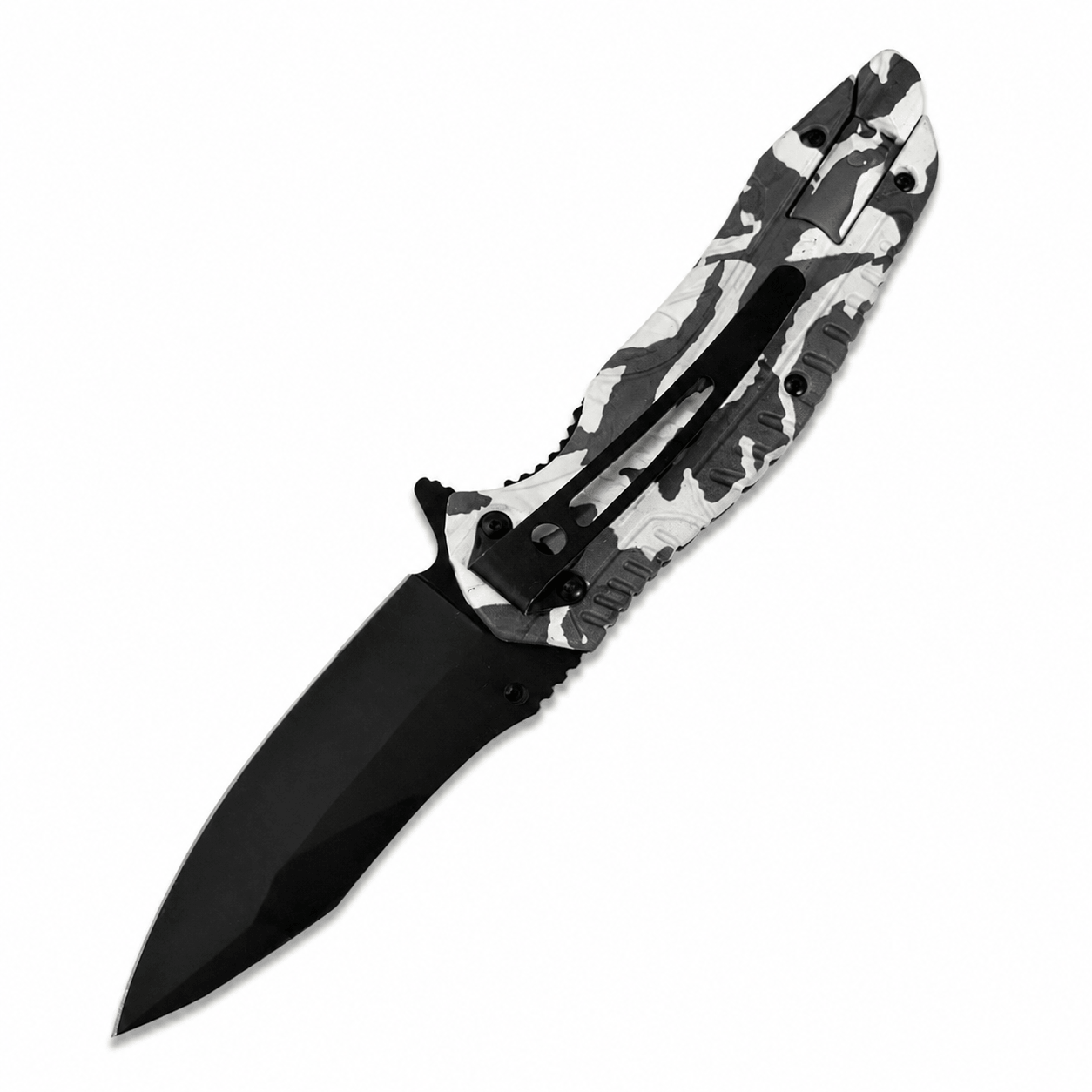Сгъваем нож WILD CAMO с ферородна запалка – 21 см