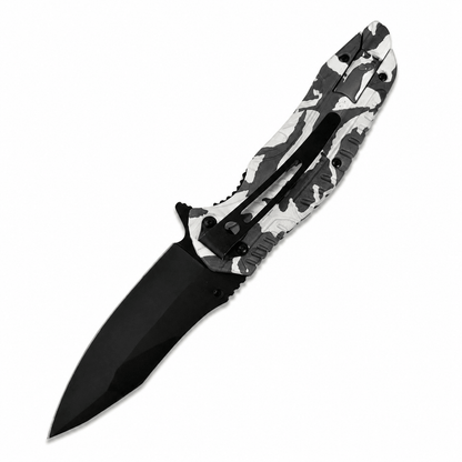 Сгъваем нож WILD CAMO с ферородна запалка – 21 см