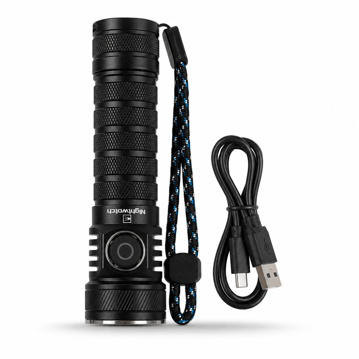 Акумулаторен LED фенер Nightwatch 12 см с USB-C зареждане