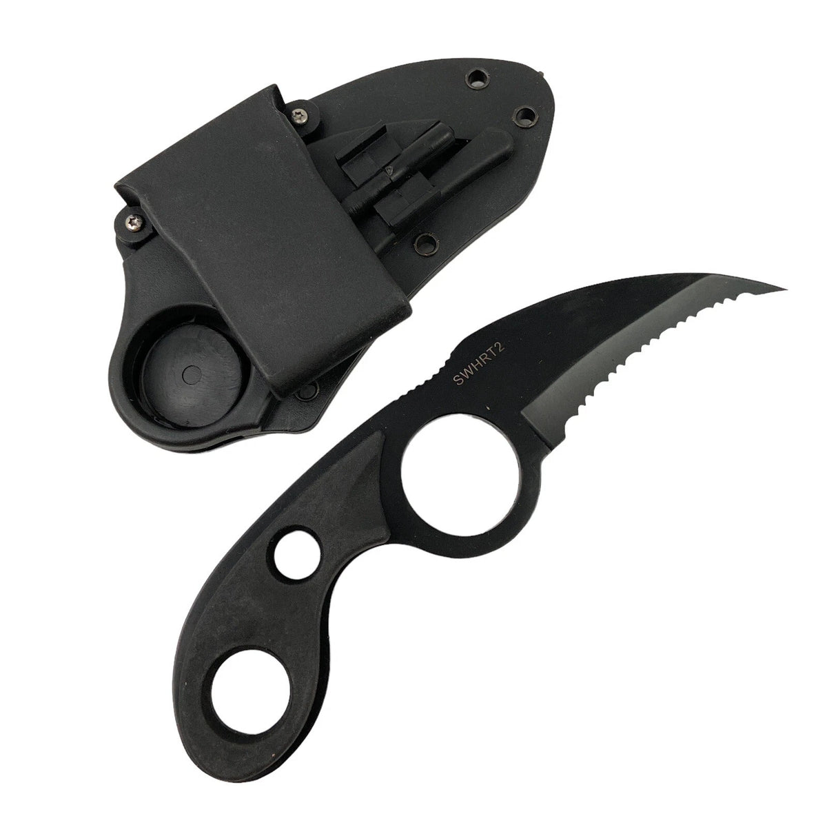 Нож Smith & Wesson HRT SWHRT2 6 см – серетиран, с кания